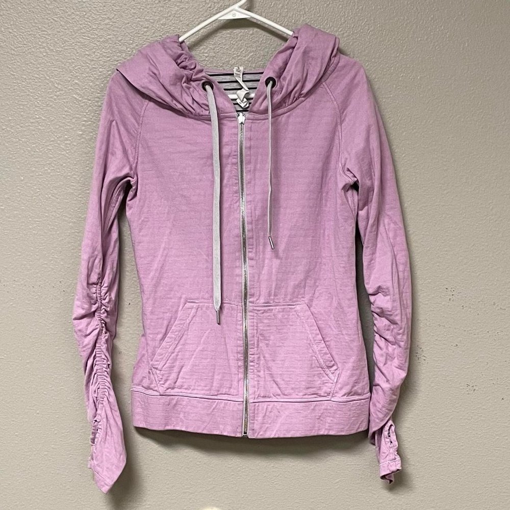 Lululemon Zippered Lilac Purple Hoodie Sweatshirt (8)